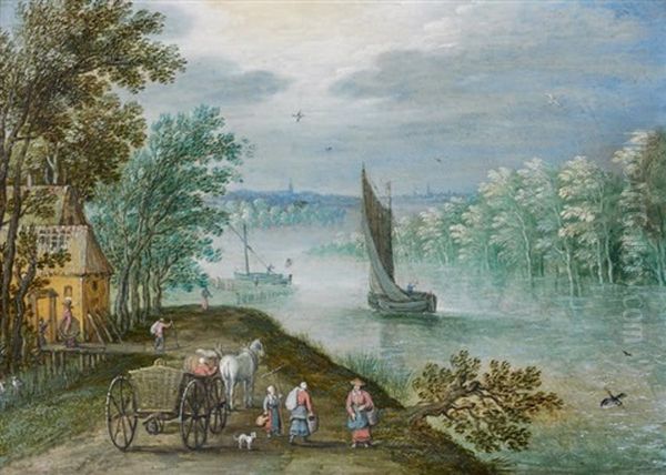 Charette En Bordure De Canal - view 1