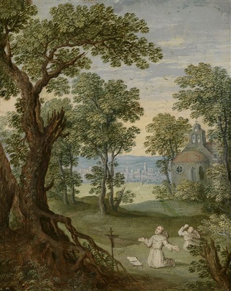 Landschaft Mit Der Stigmatisierung Des Heiligen Franz Von Assisi - view 1