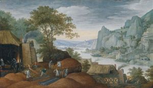 Landschaft Mit Einer Eisengieserei