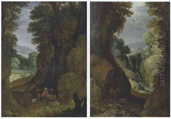 Pastoral Landscape (+ Another; 2 Works) - view 1