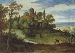Weite Landschaft Mit Schols Und Figuren