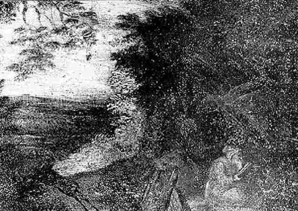 A Hermit Saint In The Wilderness - view 1