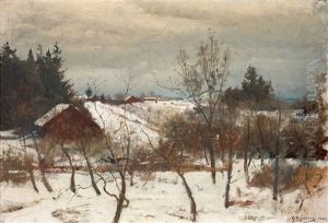 Vinterstudie (brunnby, Vastmanland) (study)