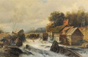 Muhle An Reissendem Fluss Muhle An Reissendem Fluss