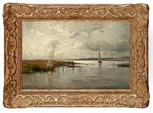 Kustlandskap by Gustaf Rydberg