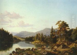 Insjolandskap by Gustaf Rydberg