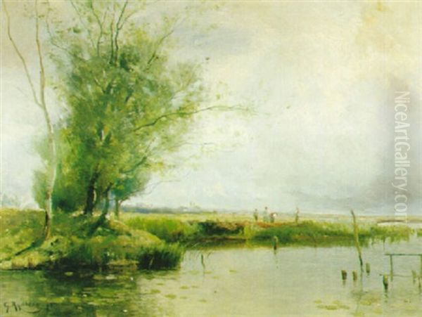 Landskap Med Vattendrag - view 1