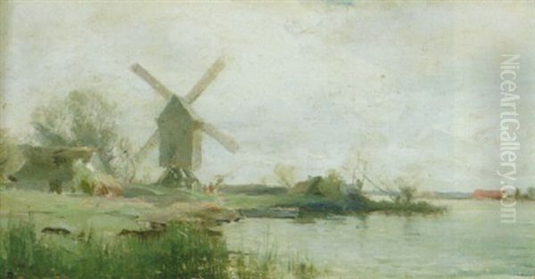 Landskap Med Vaderkvarn - view 1