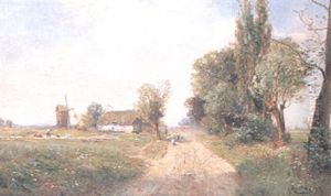 Skanskt Sommarlandskap by Gustaf Rydberg