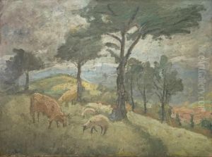 Scene De Paturage by Georges Bouche
