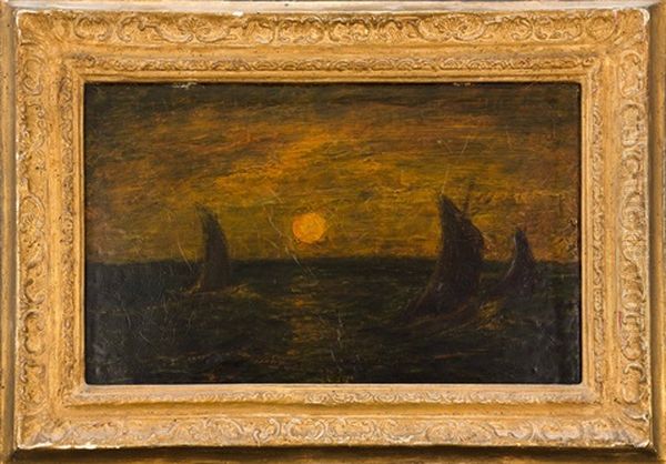 Ships At Dusk - view 1