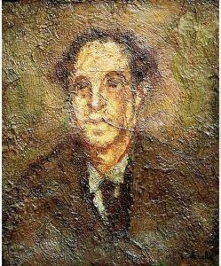 Portrait Presume Du Critique D'art Georges Waldemar