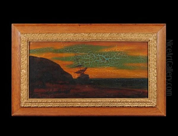 Shipwrecked Boat Coastal Seascape - view 1