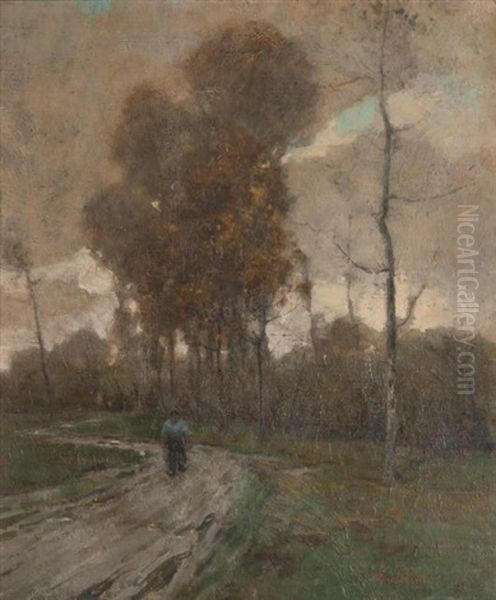 Man On A Country Road - view 1