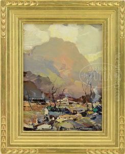 Western Landscape by Chauncey Foster Ryder