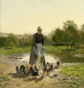La Basse Cour by Louis Alexandre Bouche