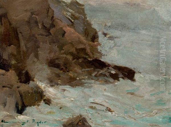 Rocky Shore; Seascape (pair) - view 1