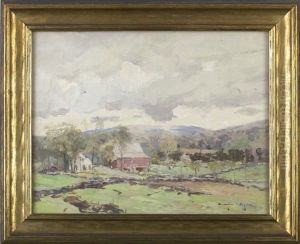 Landscape With Farmhouse And Barn by Chauncey Foster Ryder