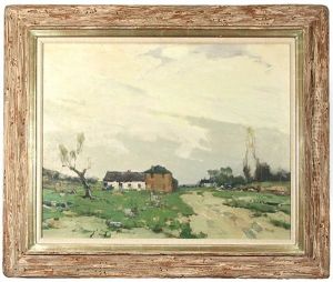 The Brick House (wilton, Nh?) by Chauncey Foster Ryder