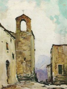 Old Buildings, Castillon, Italy by Chauncey Foster Ryder