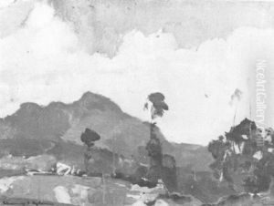 Great Barrington, Rhode Island Landscape by Chauncey Foster Ryder