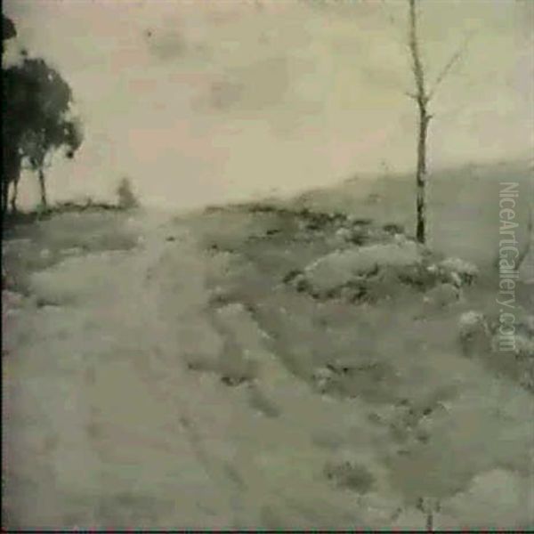Up Hill On Essex Road - view 1