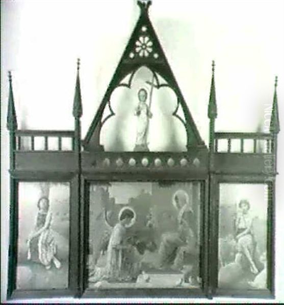 The Annunciation; The Good Shepherd; The Gleaner, A Triptych - view 1