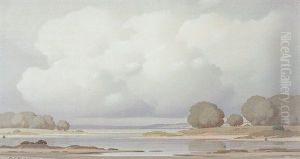 View Of Christchurch by Arthur Johnston Ryle