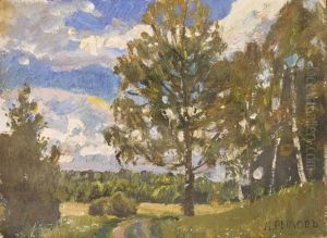 Summer Landscape by Arkady Rylov