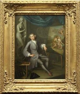 Portrait D'artiste Dans Son Atelier Portrait D'artiste Dans Son Atelier