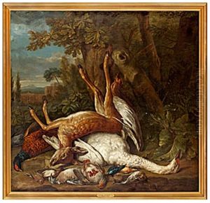 Jaktstilleben Med Radjur, Svan Och Fasan