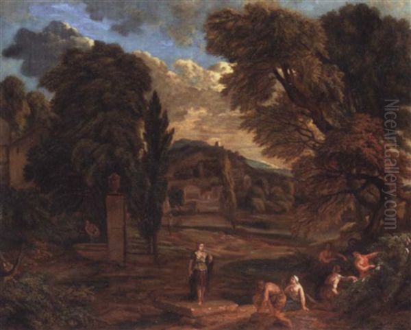 A Classical Landscape With Figures - view 1