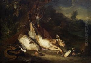 Nature Morte Au Canard Et Au Lievre by Gerard Rysbraeck
