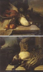 Nature Morte Au Faisan Et Artichauts