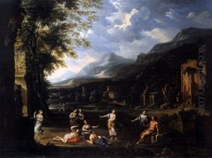 Heroische Landschaft Mit Herkules Im Garten Der Hesperiden