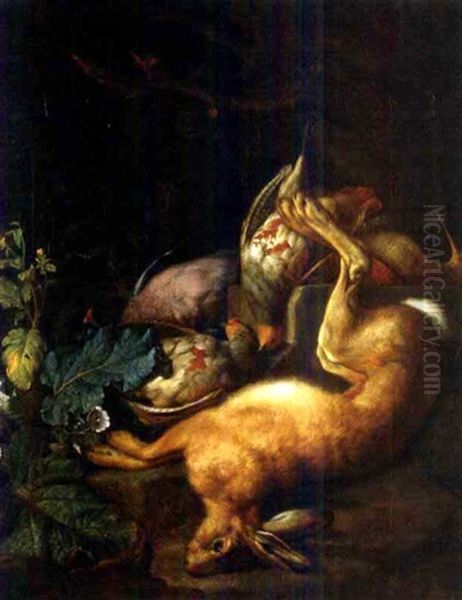 Nature Morte Au Lievre Et Aux Perdrix - view 1