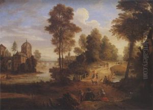 Vue D'une Forteresse Pres D'une Riviere