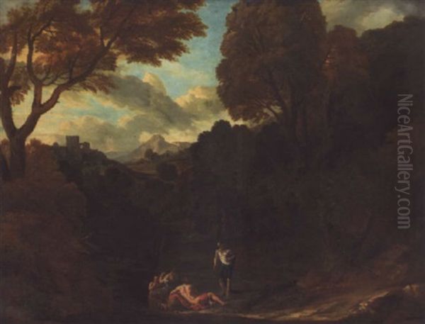 Italianate Landscape With A Classical Scene - view 1