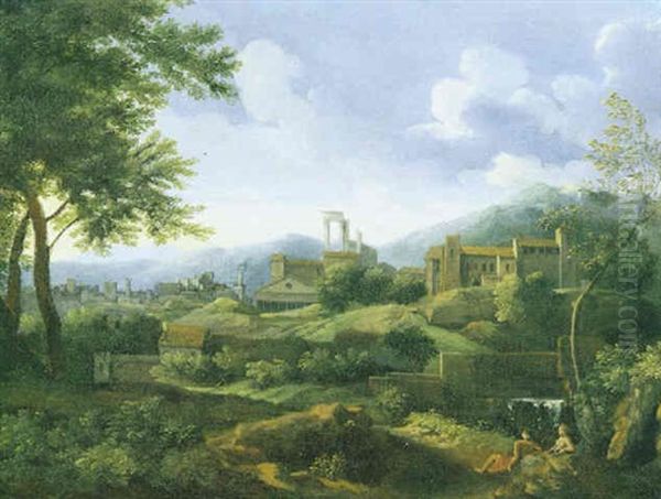 Paessaggio Classico Con Figure - view 1