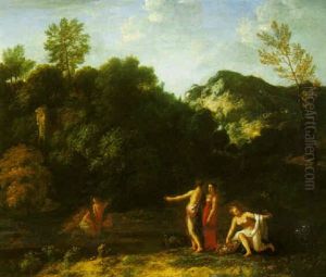 Classical Landscape With Figures