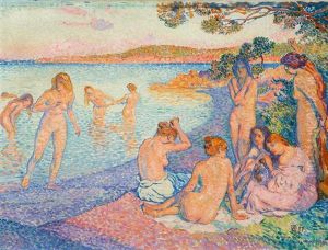 L'heure Embrasee (the Glowing Hour) by Theo van Rysselberghe