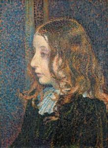 Portrait De La Petite Denise Marechal by Theo van Rysselberghe