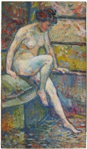 Baigneuse Assise by Theo van Rysselberghe
