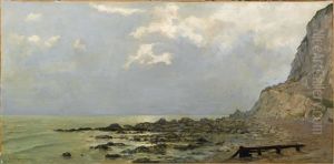 Les Falaises A Douvres by Theo van Rysselberghe