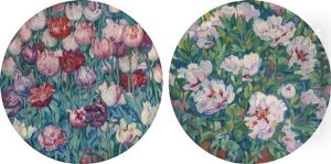 Tulipes & Pivoines (a Pair)