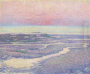 Plage A Maree Basse, Soir by Theo van Rysselberghe