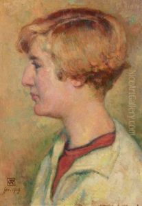 Portrait De Monique Schlumberger by Theo van Rysselberghe