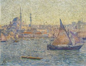 Vue D'istanbul by Theo van Rysselberghe