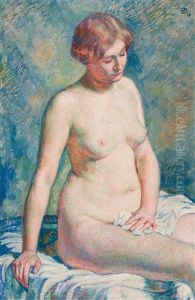 Femme Nue Assise