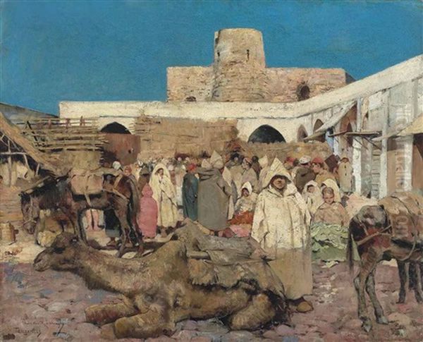 A Market In Tangiers - view 1